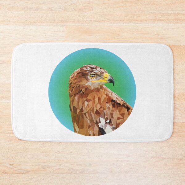 Item preview, Eagle Lowpoly Green Blue Background Circle Shape designed and sold by xP42.