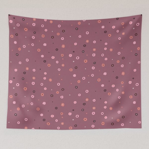 Item preview, Pattern prints small pink flowers designed and sold by TaxiFraise.