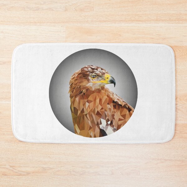 Item preview, Eagle Lowpoly Gray White Background Circle Shape designed and sold by xP42.