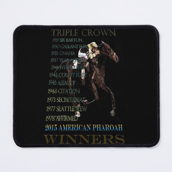 Item preview, Triple Crown Winners 2015 American Pharoah Essential T-Shirt designed and sold by veronicaab.