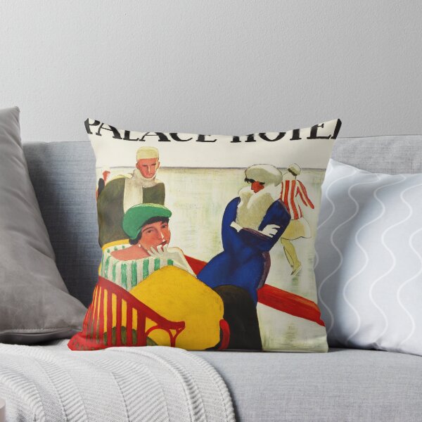 Item preview, PALACE HOTEL ST MORITZ in Switzerland 1920 Vintage Travel Poster by Emil Cardinaux designed and sold by retroposters.