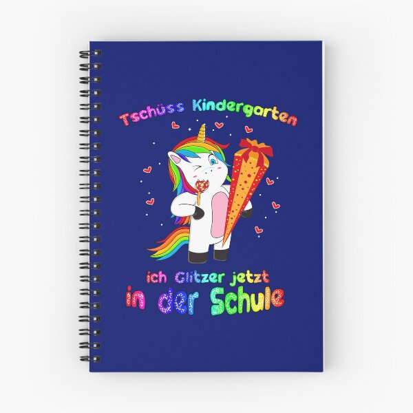 Item preview, Tschüss Kindergarten Einschulung Schulstart Einhorn designed and sold by GreenSplash.