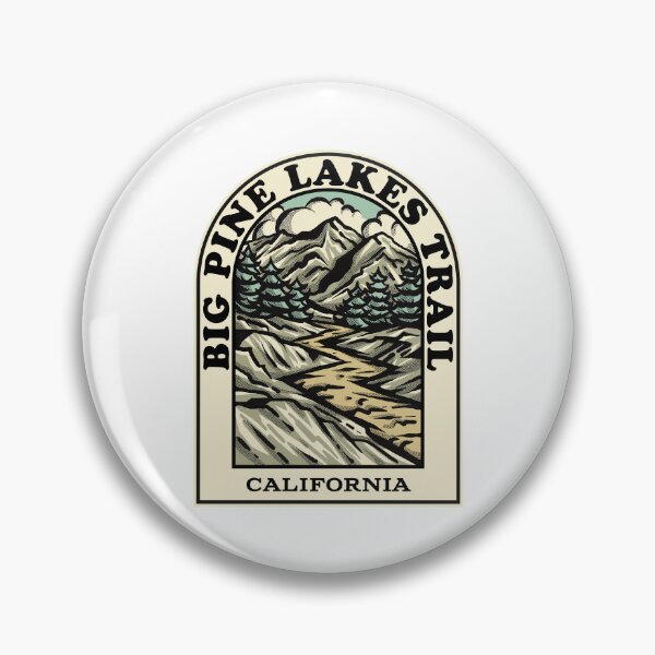 Item preview, big pine lakes trail California hiking backpacking trail designed and sold by HalpinDesign.