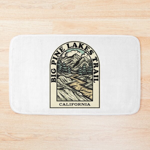Item preview, big pine lakes trail California hiking backpacking trail designed and sold by HalpinDesign.
