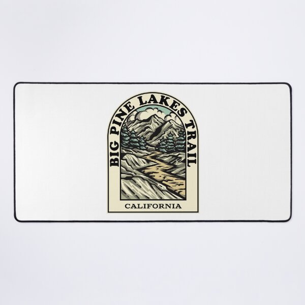 Item preview, big pine lakes trail California hiking backpacking trail designed and sold by HalpinDesign.