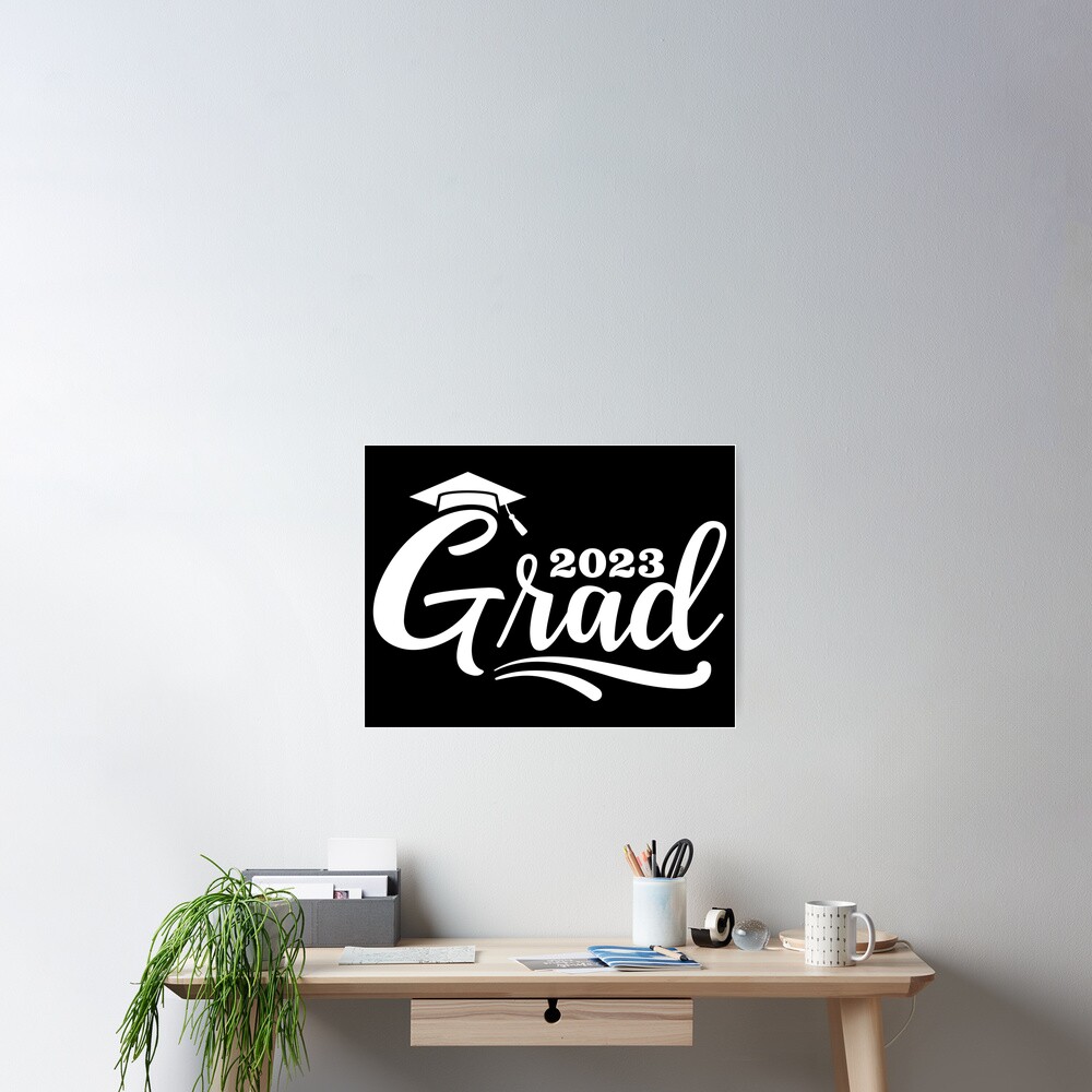 class-of-2023-graduate-2023-seniors-poster-by-brackerdesign-redbubble