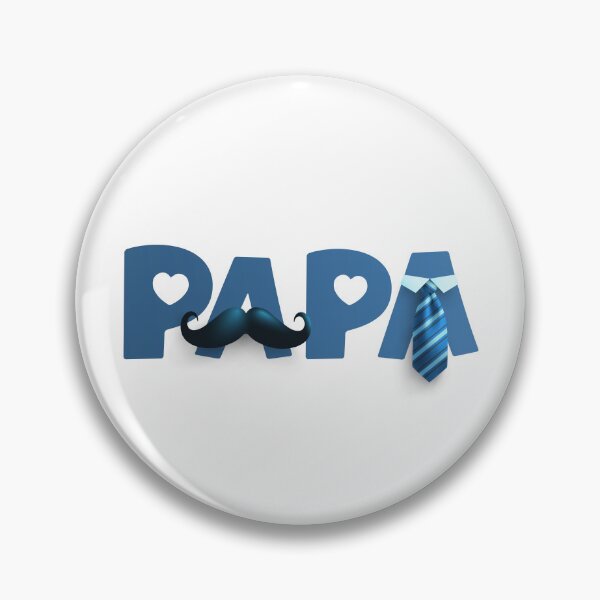 Item preview, PAPA DAD MOUSTACHE TIE LOVE HEARTS designed and sold by w1ckerman.