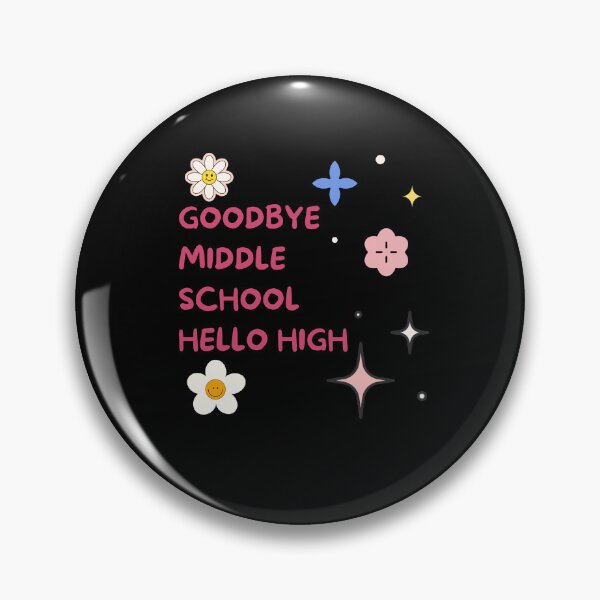 Item preview, Goodbye Middle School Hello High School-Funny Graduation-Middle School Graduation Gift-8th Grade Graduation designed and sold by kingstorre.