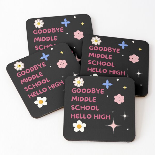 Item preview, Goodbye Middle School Hello High School-Funny Graduation-Middle School Graduation Gift-8th Grade Graduation designed and sold by kingstorre.