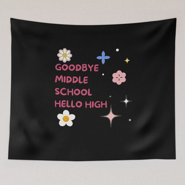 Item preview, Goodbye Middle School Hello High School-Funny Graduation-Middle School Graduation Gift-8th Grade Graduation designed and sold by kingstorre.
