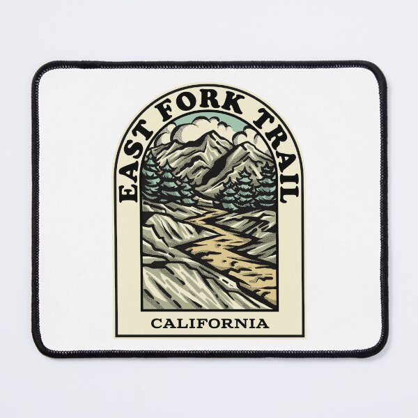 Item preview, east fork trail California hiking backpacking trail designed and sold by HalpinDesign.
