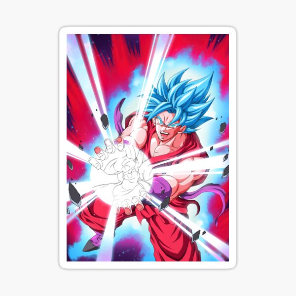 goku super saiyan blue kaioken Classic  Sticker for Sale by