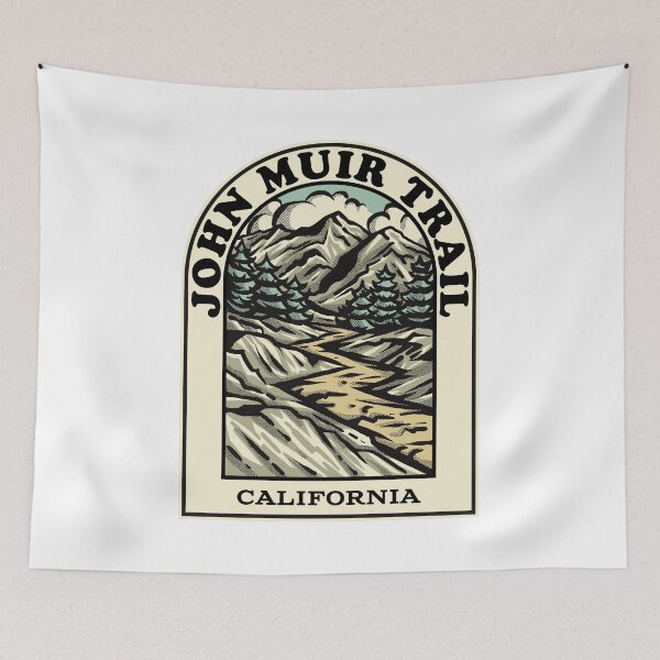 Item preview, john muir trail California hiking backpacking trail designed and sold by HalpinDesign.