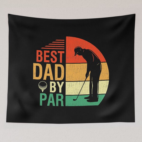 Item preview, Mens Best Dad By Par Fathers Day Gift for Daddy Golf Lover Golfer designed and sold by troubledcommand.