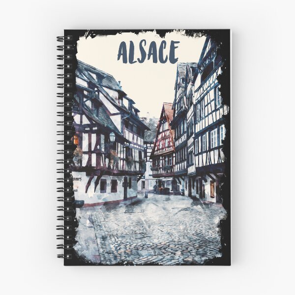 Item preview, Alsace France city watercolor designed and sold by chrlalexandru.