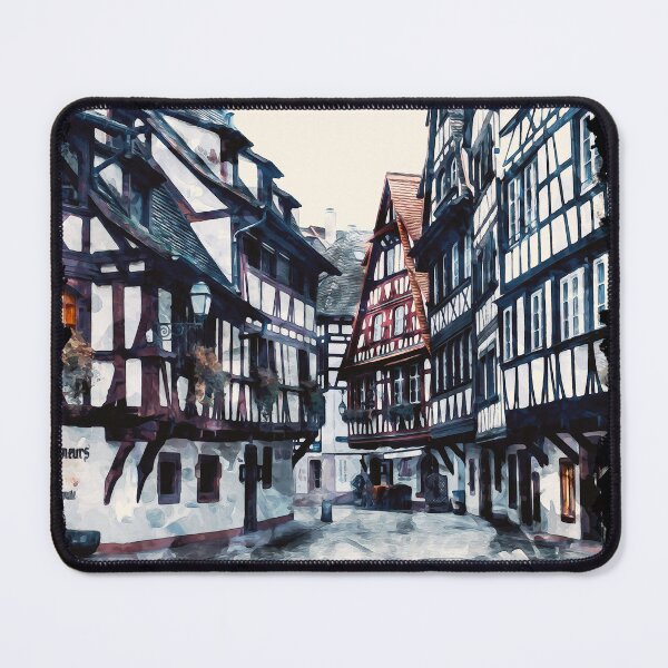 Item preview, Alsace France city watercolor designed and sold by chrlalexandru.