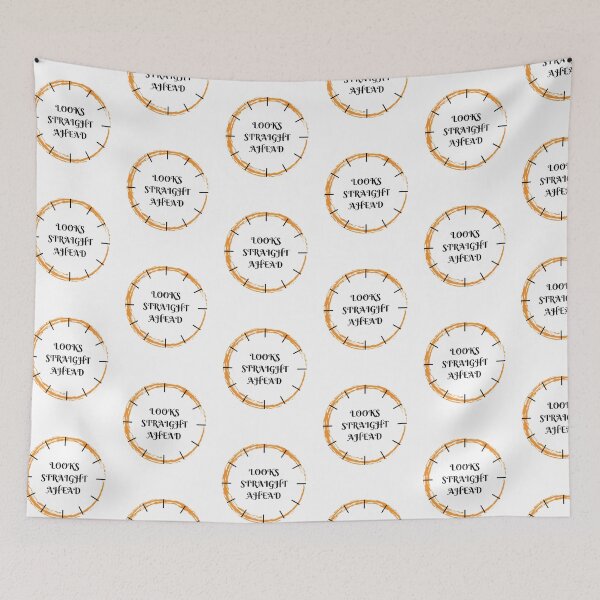 Item preview, looks straight ahead word art designed and sold by Kinkalow.