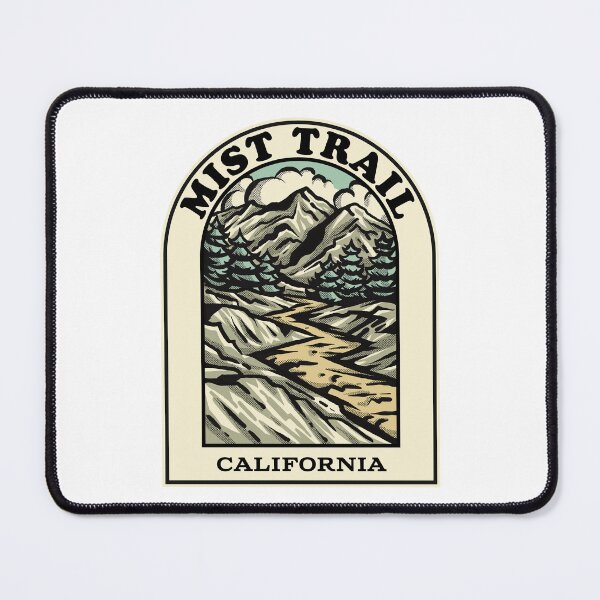 Item preview, mist trail California hiking backpacking trail designed and sold by HalpinDesign.
