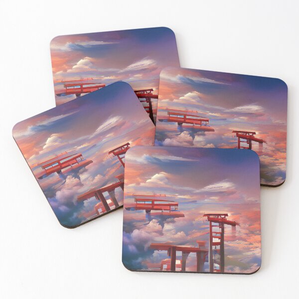 Item preview, abstract Japanese style Torii in the sky designed and sold by Visual-Fantasy.