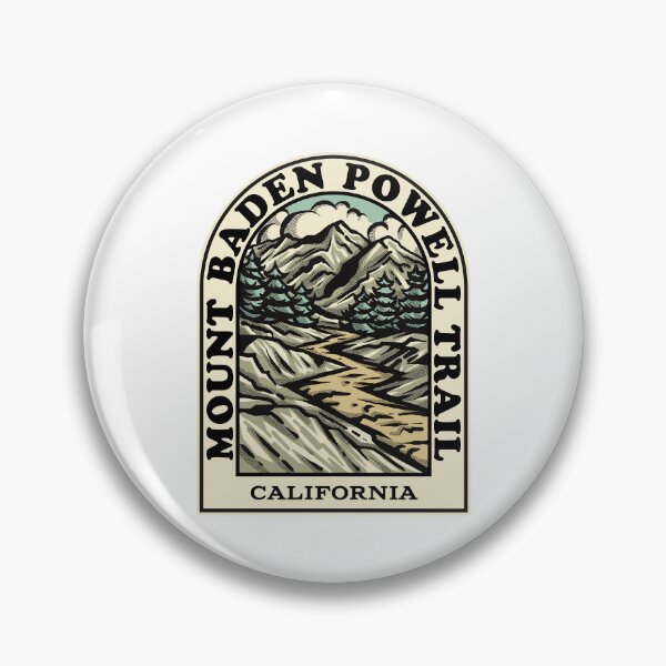 Item preview, mount baden powell trail California hiking backpacking trail designed and sold by HalpinDesign.