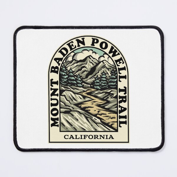 Item preview, mount baden powell trail California hiking backpacking trail designed and sold by HalpinDesign.