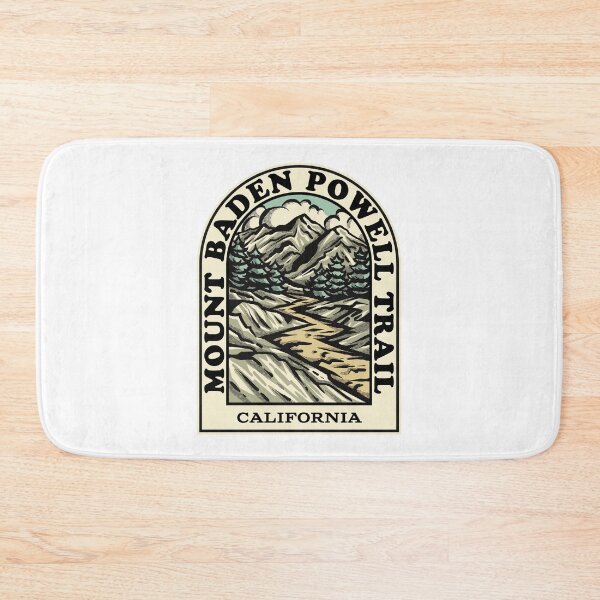 Item preview, mount baden powell trail California hiking backpacking trail designed and sold by HalpinDesign.