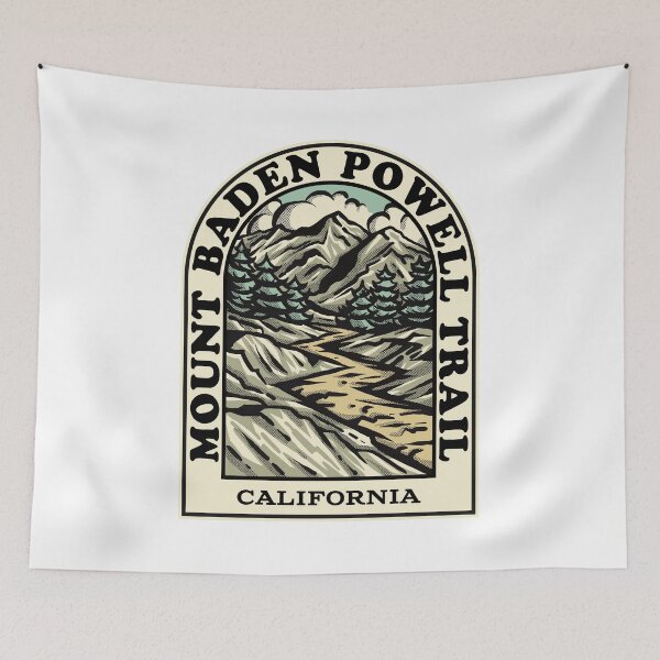 Item preview, mount baden powell trail California hiking backpacking trail designed and sold by HalpinDesign.