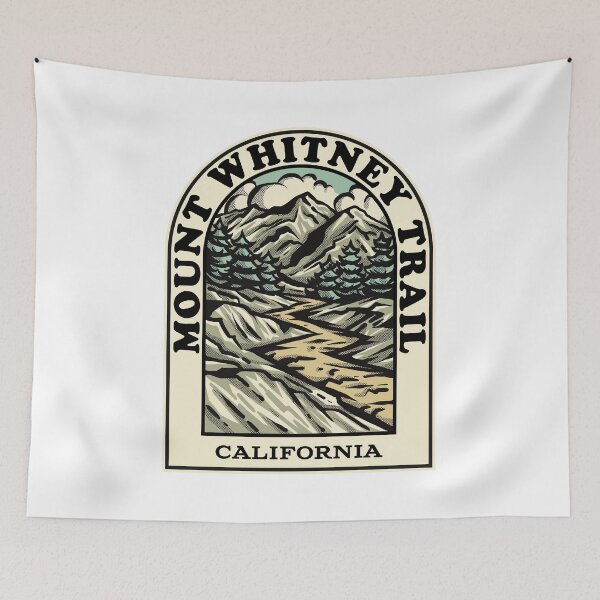 Item preview, mount whitney trail California hiking backpacking trail designed and sold by HalpinDesign.