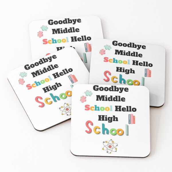 Item preview, Goodbye Middle School Hello High School-Funny Graduation-Middle School Graduation Gift-8th Grade Graduation designed and sold by kingstorre.