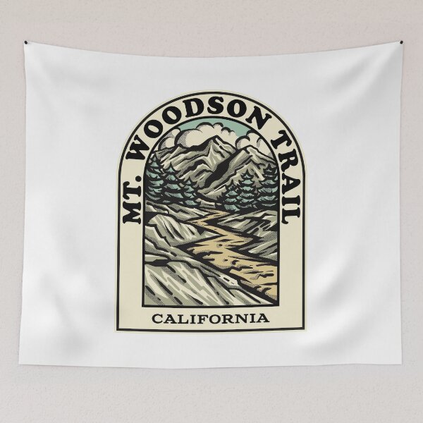 Aperçu de l'œuvre mt California hiking backpacking trail créée et vendue par HalpinDesign.