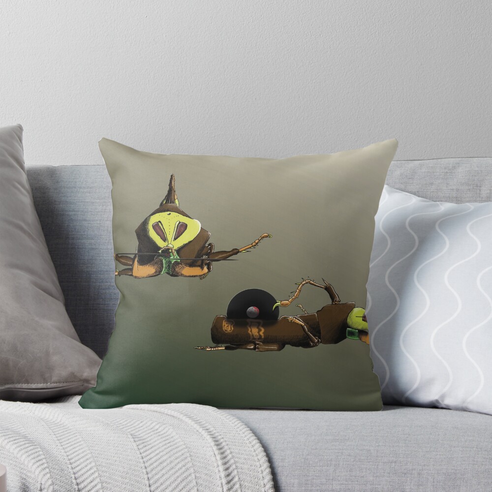 Item preview, Throw Pillow designed and sold by dj-KIR.