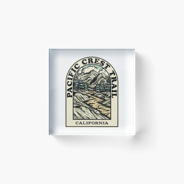 Item preview, pacific crest trail California hiking backpacking trail designed and sold by HalpinDesign.