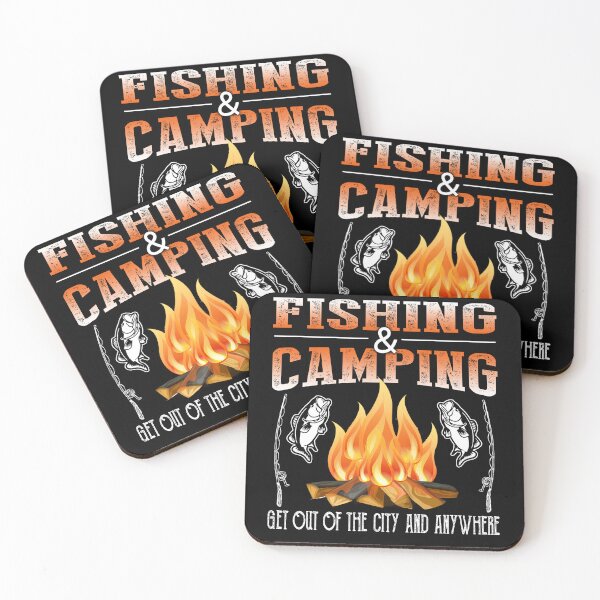 Item preview, Fishing and Camping - Get Out Of The City And Anywhere designed and sold by BeanxMax.