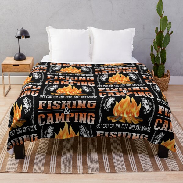 Item preview, Fishing and Camping - Get Out Of The City And Anywhere designed and sold by BeanxMax.