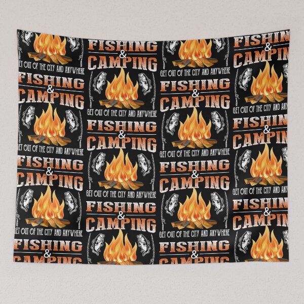 Item preview, Fishing and Camping - Get Out Of The City And Anywhere designed and sold by BeanxMax.