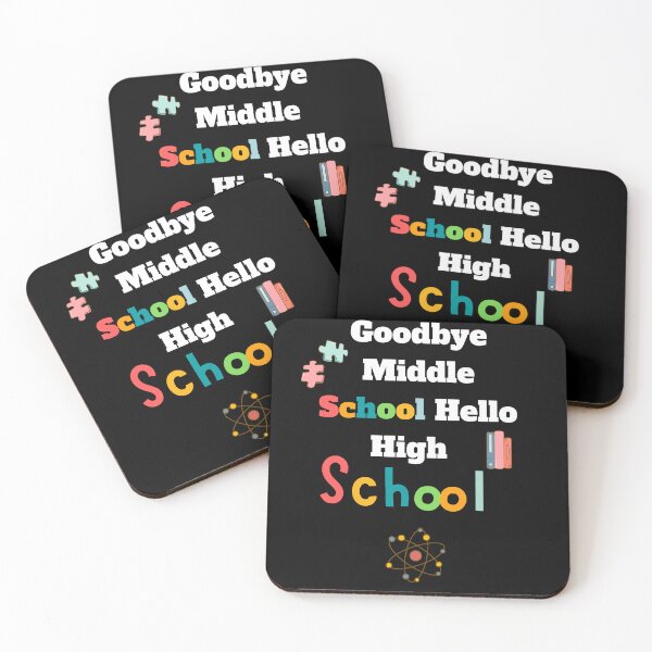 Item preview, Goodbye Middle School Hello High School-Funny Graduation-Middle School Graduation Gift-8th Grade Graduation designed and sold by kingstorre.