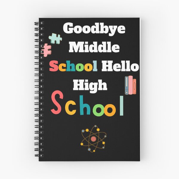 Item preview, Goodbye Middle School Hello High School-Funny Graduation-Middle School Graduation Gift-8th Grade Graduation designed and sold by kingstorre.