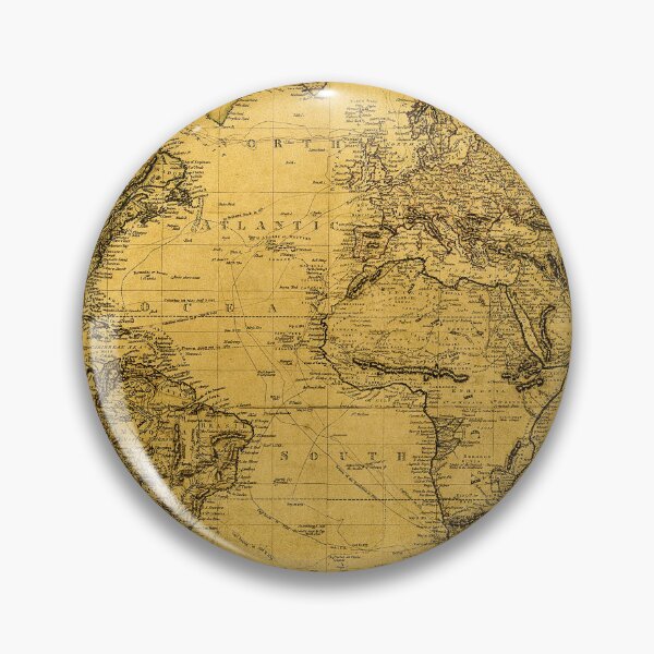 Item preview, Vintage Map Art Ancient Map of The World 1814 designed and sold by Bold Dark savage.
