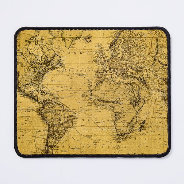 Item preview, Vintage Map Art Ancient Map of The World 1814 designed and sold by Bold Dark savage.