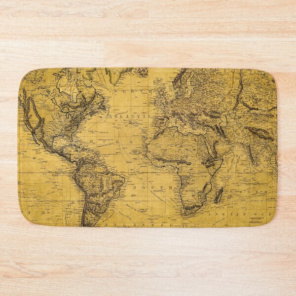 Item preview, Vintage Map Art Ancient Map of The World 1814 designed and sold by Bold Dark savage.