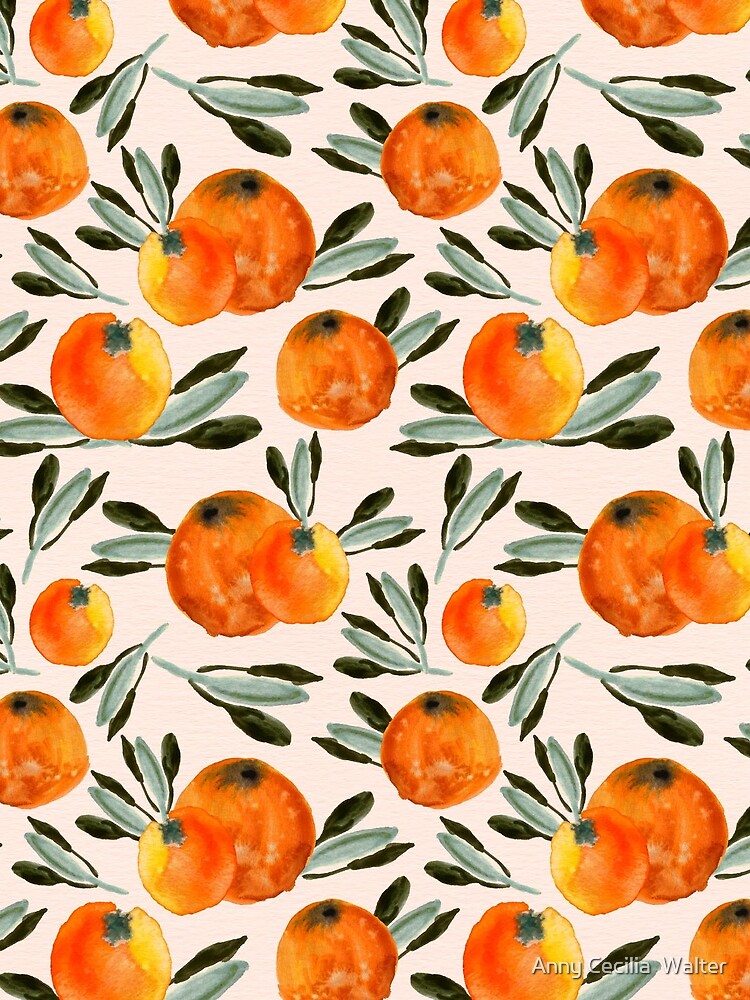 Sunny orange by AnnyCeciliaWalt