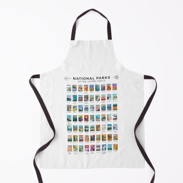 Item preview, National Parks Of The United States Poster List designed and sold by KrisSidDesigns.