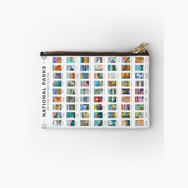 Item preview, National Parks Of The United States Poster List designed and sold by KrisSidDesigns.