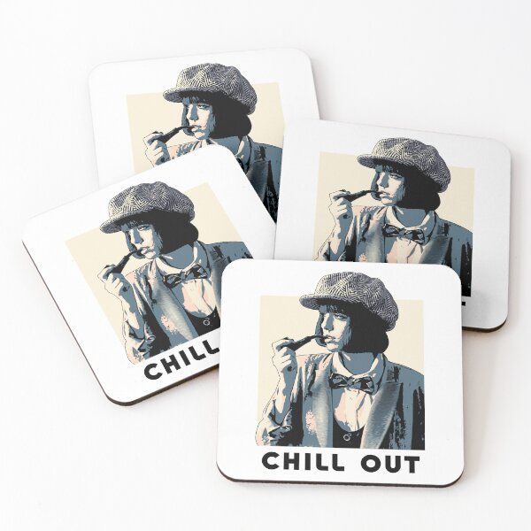Item preview, Chill Out Vintage Girl Smoking Pastel Colors designed and sold by boholoc0.