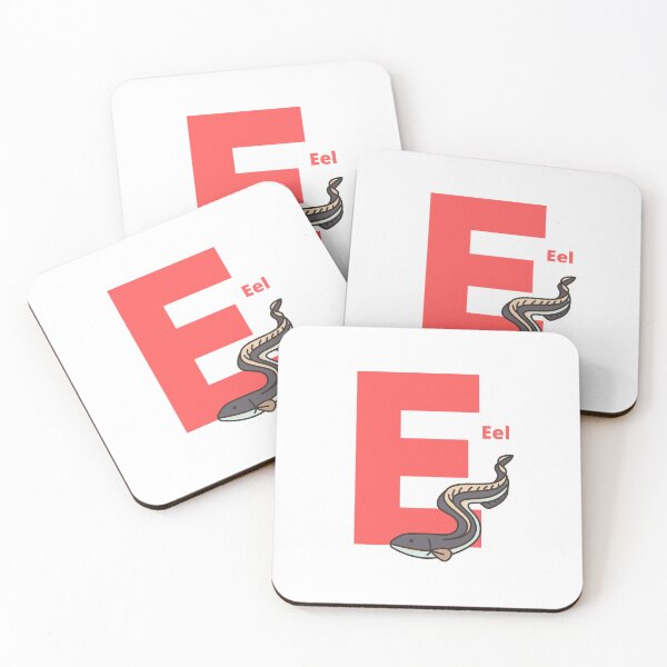 Item preview, E for Eel - Alphabet and Sea Animals designed and sold by CherieTree.