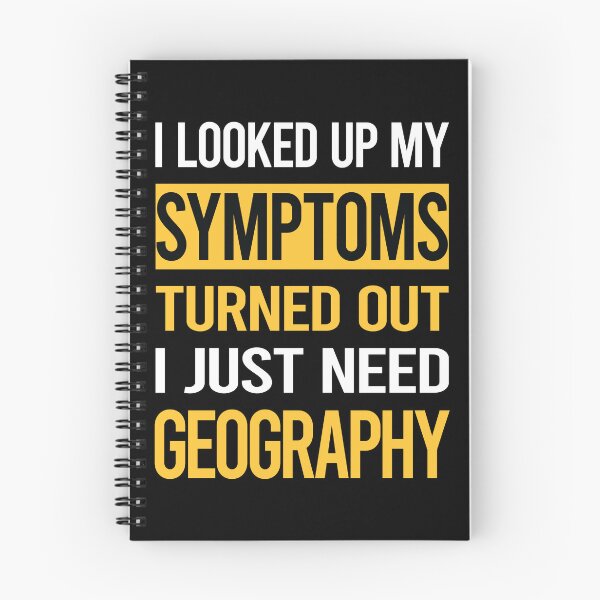 Item preview, Funny My Symptoms Geography designed and sold by kerry8d7dlaurie.