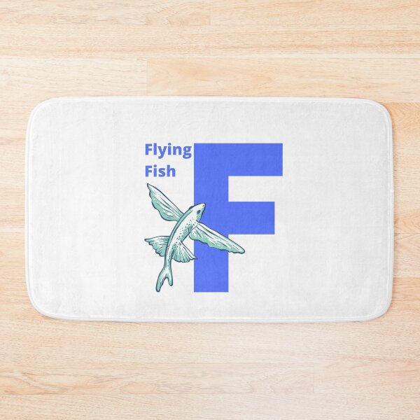 Item preview, F for Flying Fish - Alphabet and Sea Animals designed and sold by CherieTree.