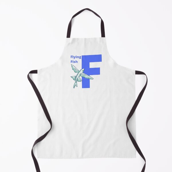 Item preview, F for Flying Fish - Alphabet and Sea Animals designed and sold by CherieTree.