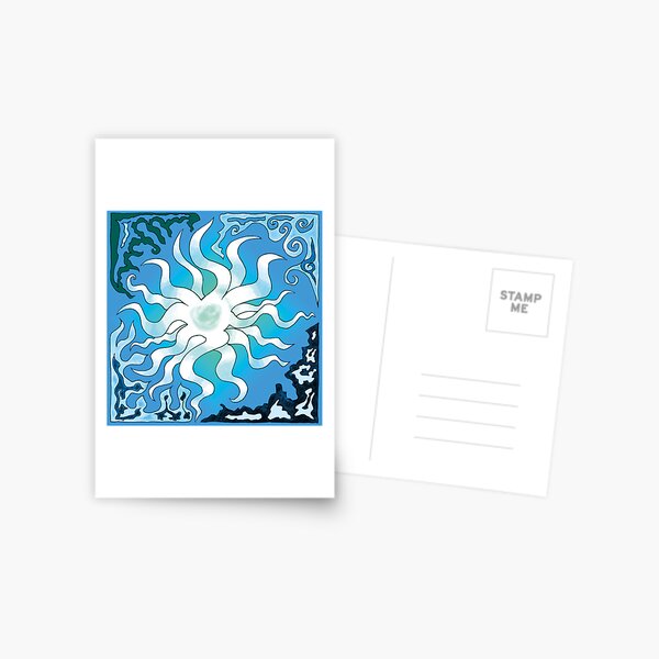 Earthsong Water Blue Postcard