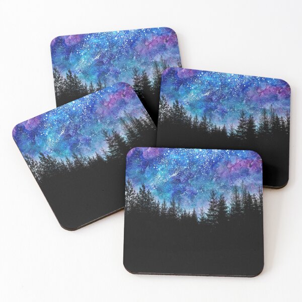 Item preview, Starry Sky Mountains designed and sold by tinaschofield.
